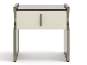 TRILOGY - Rectangular wooden bedside table with drawers _ Capital Collection